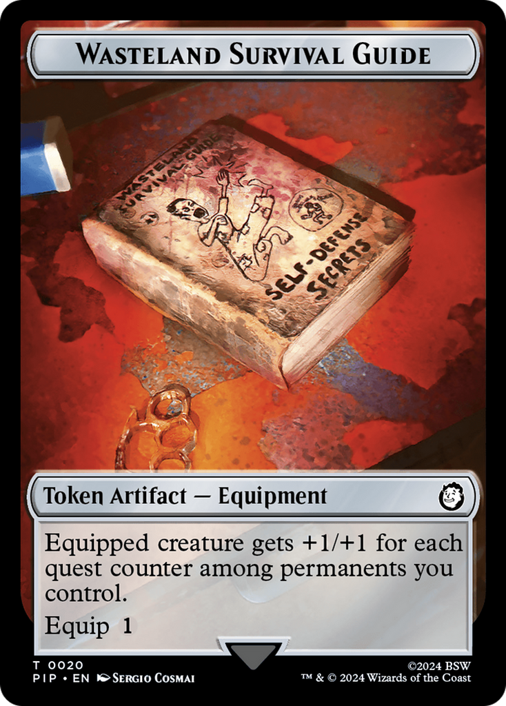 Magic: The Gathering - Wasteland Survival Guide Token - Fallout Tokens