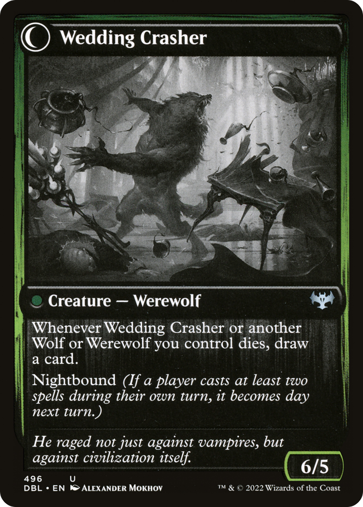 Magic: The Gathering - Wolfkin Outcast // Wedding Crasher - Innistrad: Double Feature
