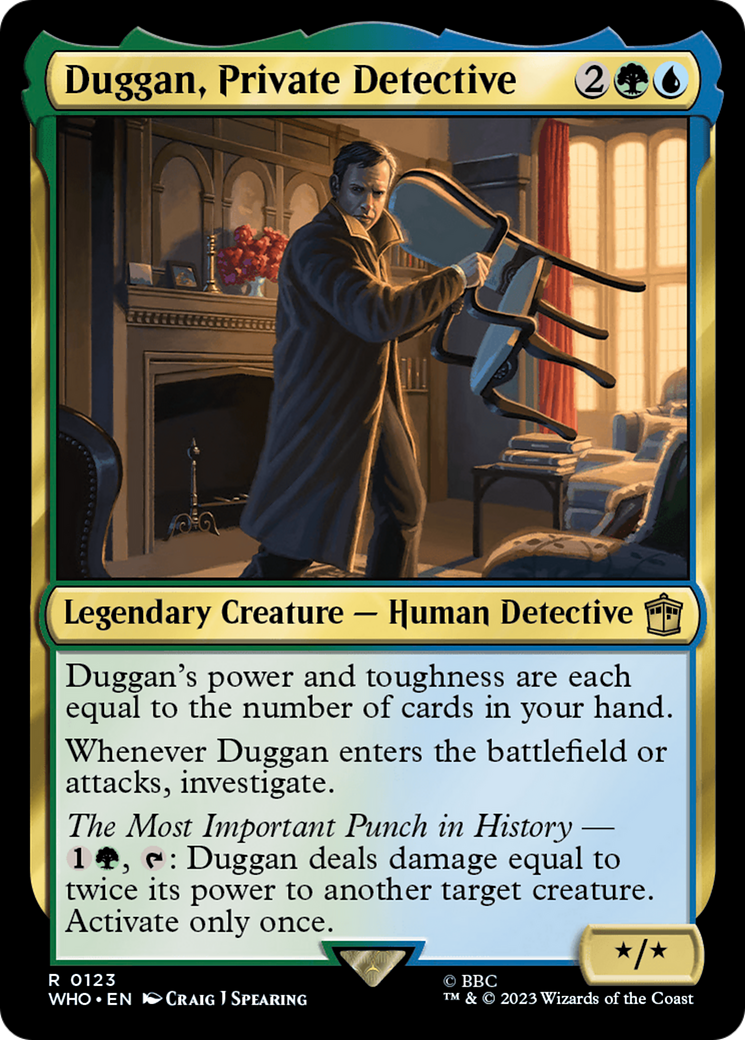 Magic: The Gathering - Duggan, Private Detective - Doctor Who