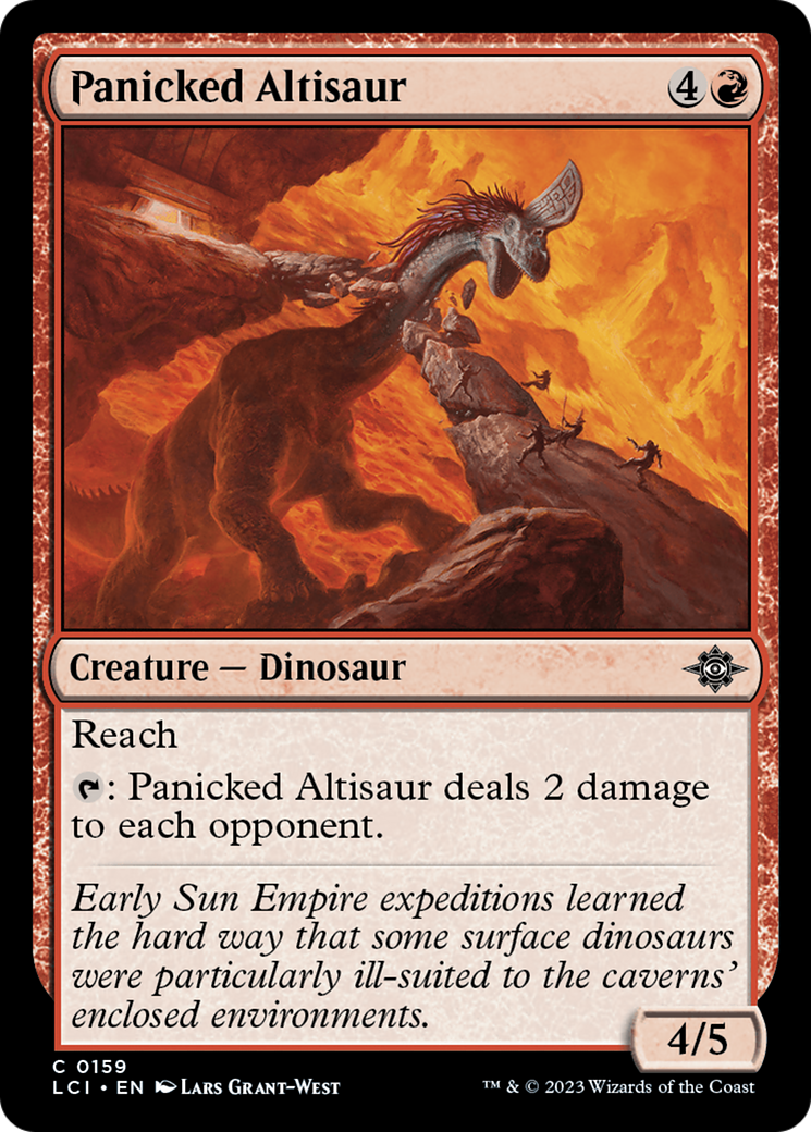 Magic: The Gathering - Panicked Altisaur - The Lost Caverns of Ixalan