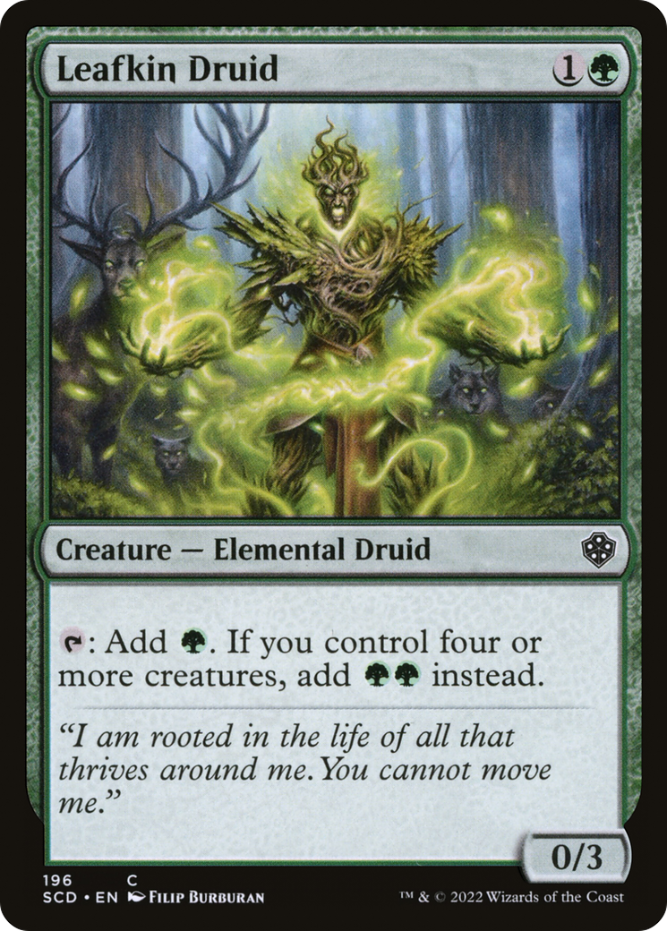 Magic: The Gathering - Leafkin Druid - Starter Commander Decks