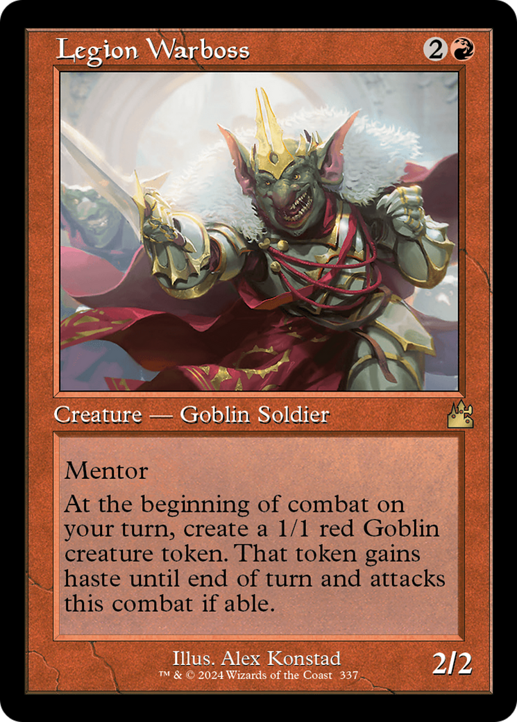 Magic: The Gathering - Legion Warboss Foil - Ravnica Remastered