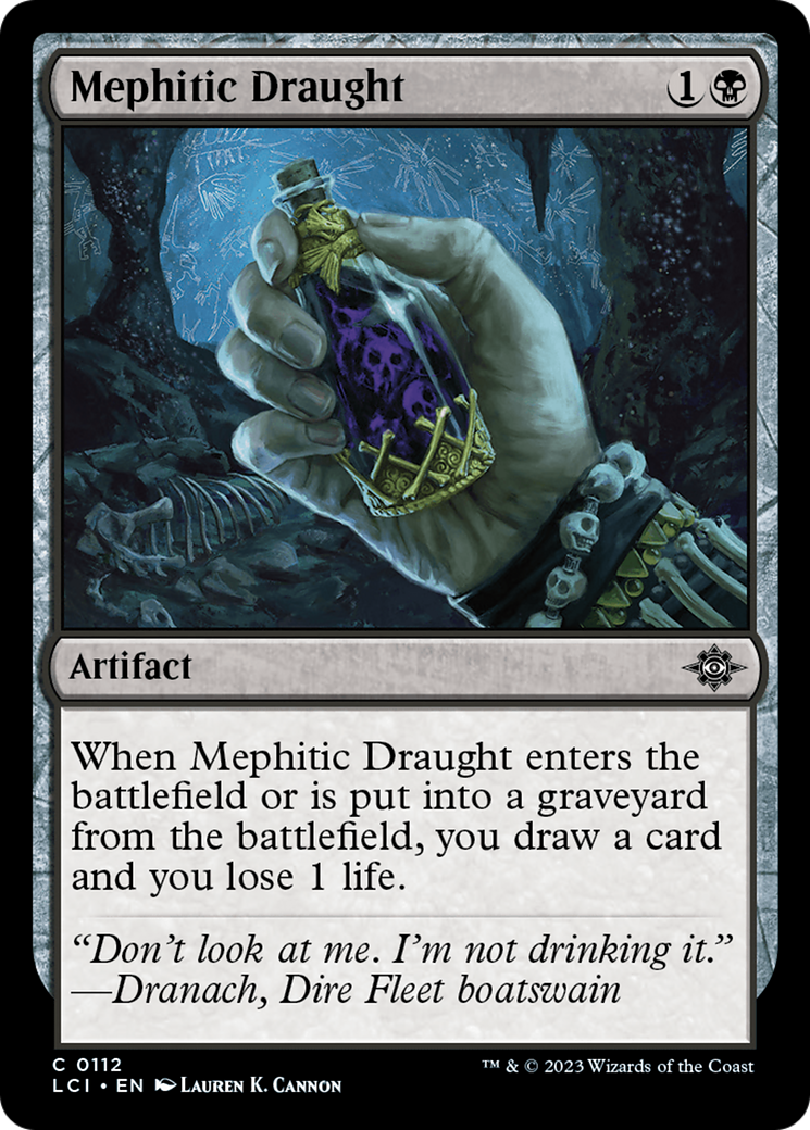 Magic: The Gathering - Mephitic Draught Foil - The Lost Caverns of Ixalan