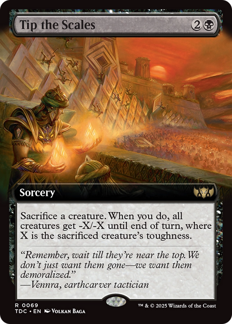 Magic: The Gathering - Tip the Scales - Tarkir: Dragonstorm Commander