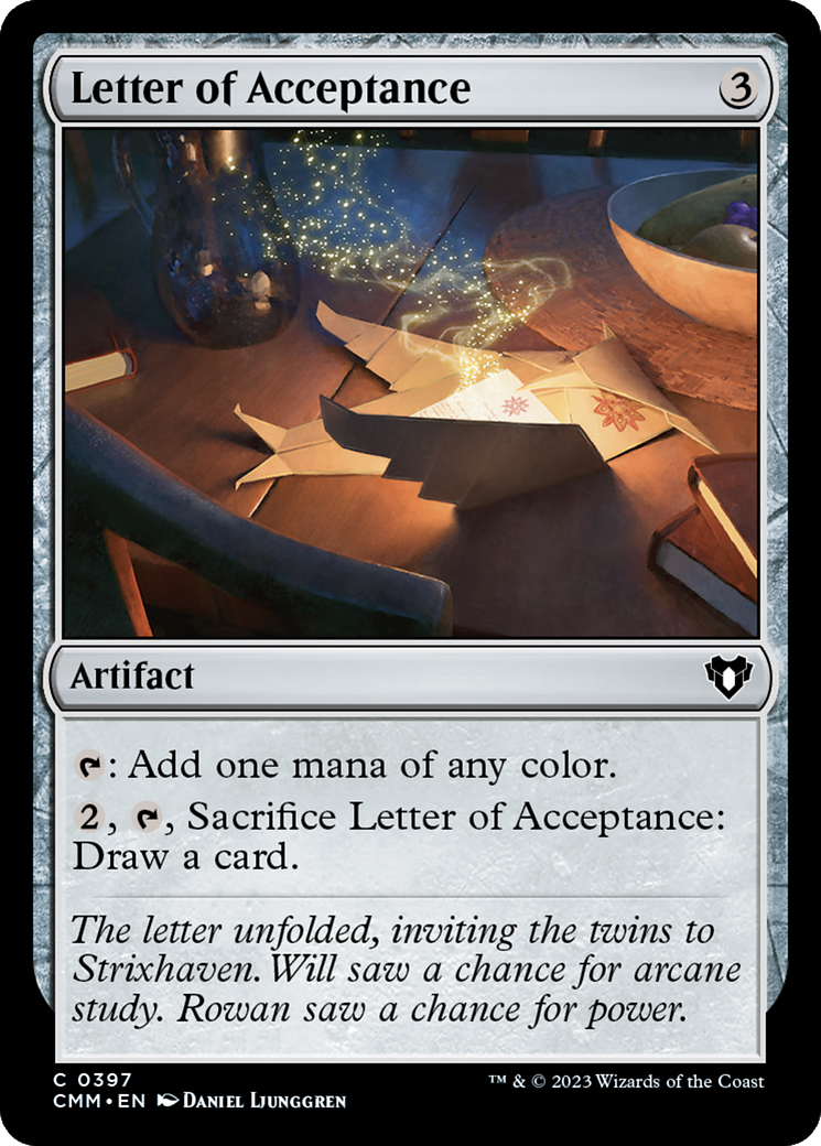 Magic: The Gathering - Letter of Acceptance Foil - Commander Masters