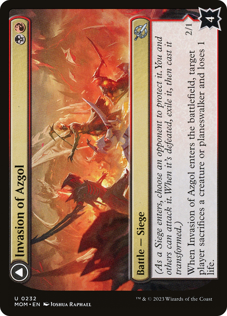 Magic: The Gathering - Invasion of Azgol // Ashen Reaper Foil - March of the Machine