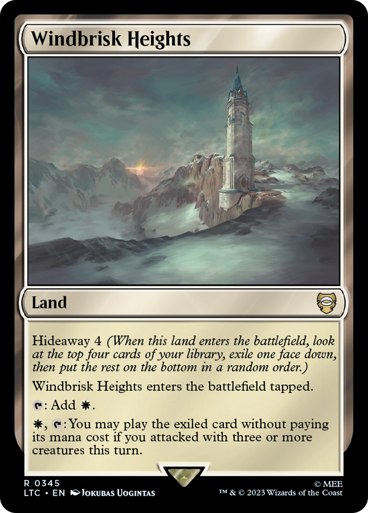 Magic: The Gathering - Windbrisk Heights - Tales of Middle-earth Commander