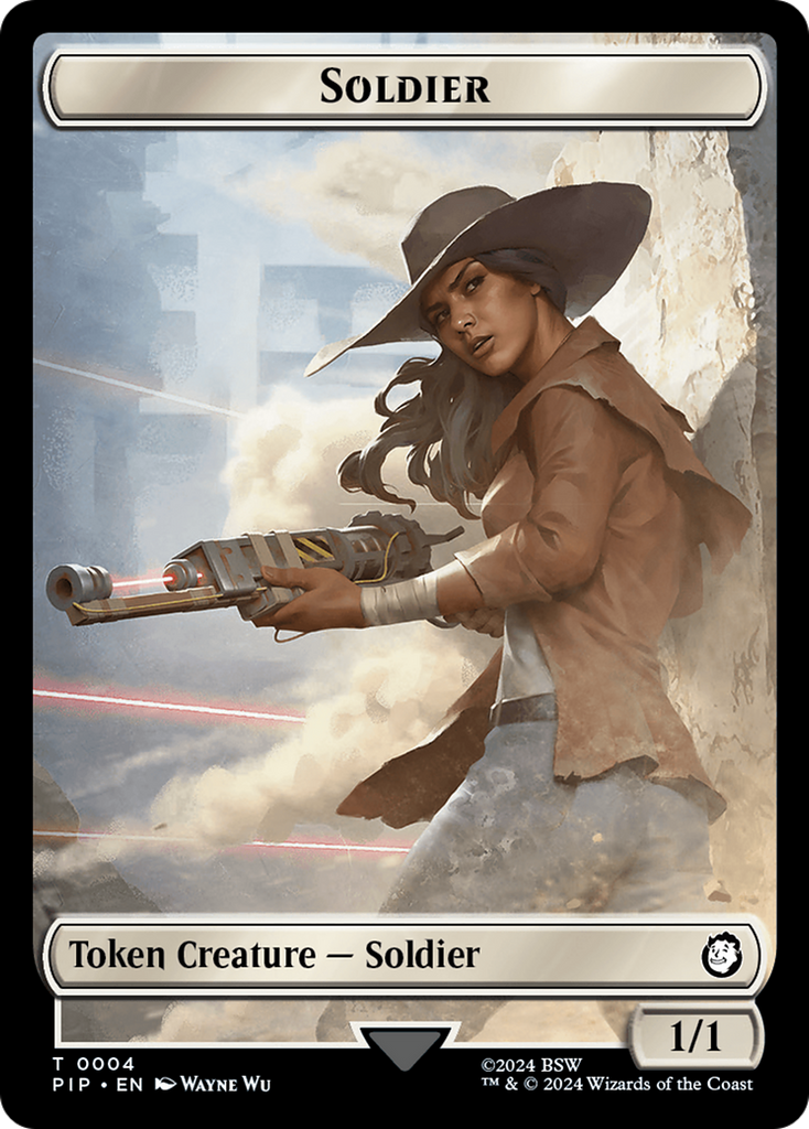 Magic: The Gathering - Soldier Token - Fallout Tokens