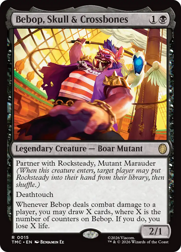 Magic: The Gathering - Bebop, Skull & Crossbones - Teenage Mutant Ninja Turtles Eternal