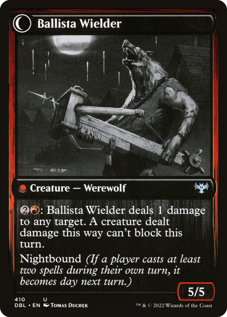 Magic: The Gathering - Ballista Watcher // Ballista Wielder Foil - Innistrad: Double Feature