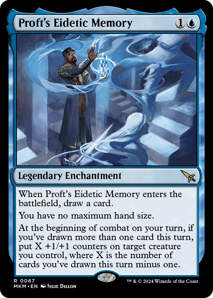 Magic: The Gathering - Proft's Eidetic Memory Foil - Murders at Karlov Manor