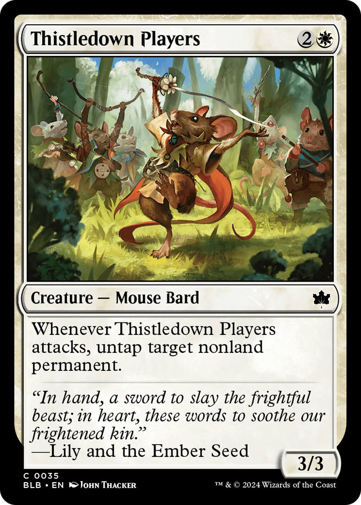 Magic: The Gathering - Thistledown Players Foil - Bloomburrow