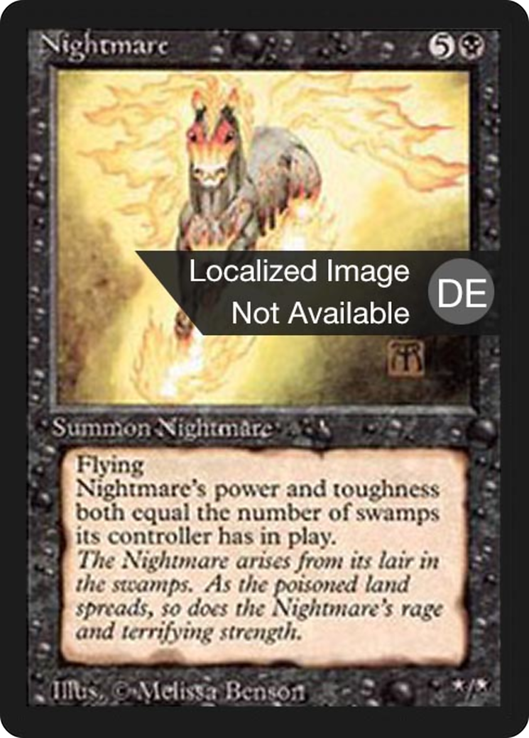 Magic: The Gathering - Nachtmahr - Foreign Black Border