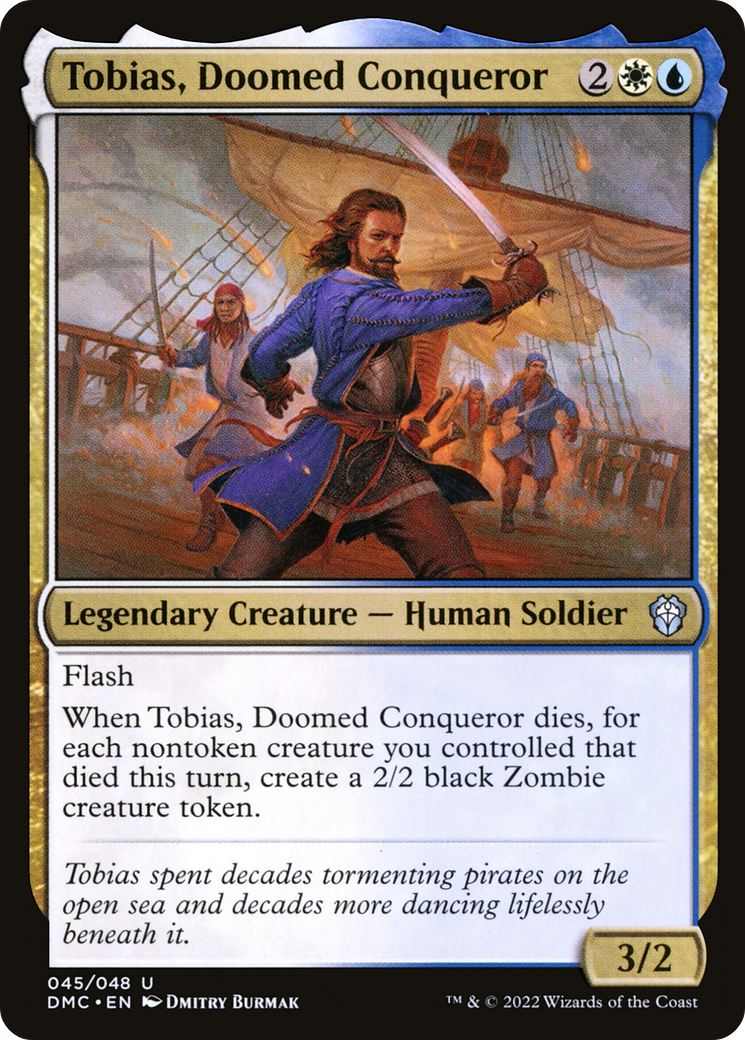 Magic: The Gathering - Tobias, Doomed Conqueror Foil - Dominaria United Commander