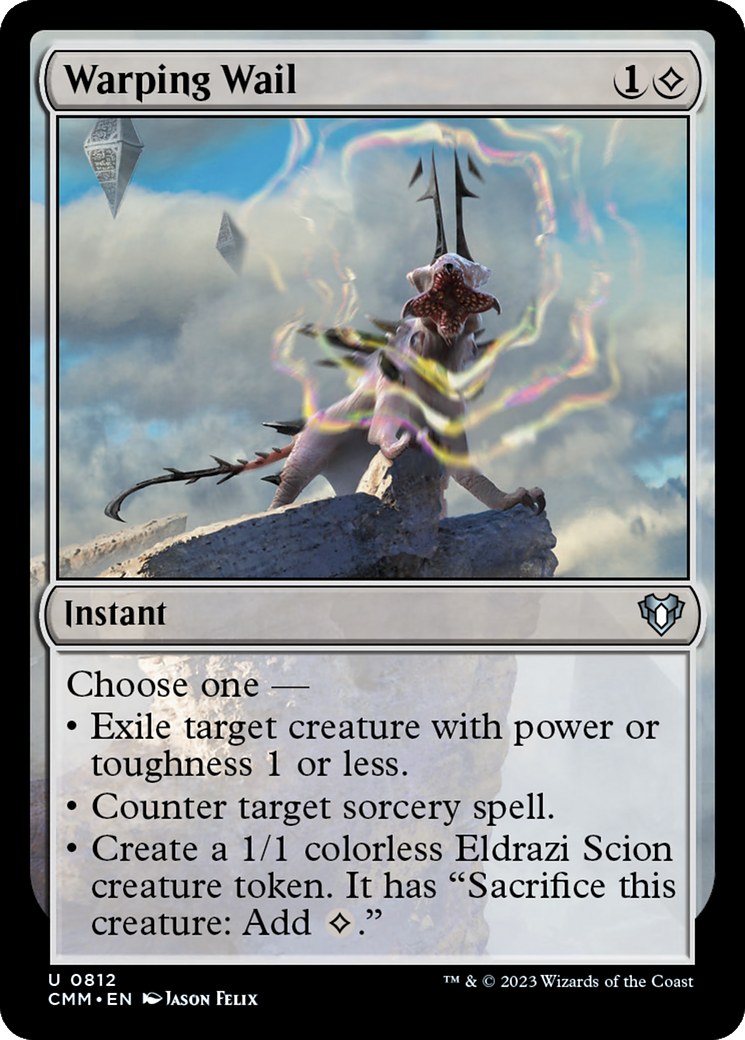 Magic: The Gathering - Warping Wail - Commander Masters