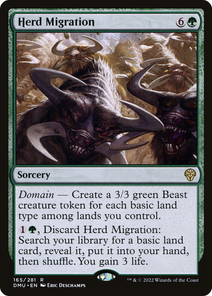 Magic: The Gathering - Herd Migration Foil - Dominaria United