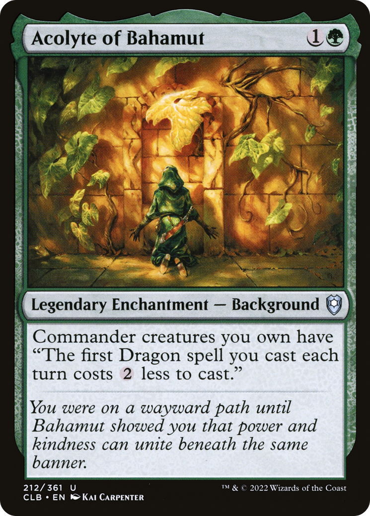 Magic: The Gathering - Acolyte of Bahamut - Commander Legends: Battle for Baldur's Gate