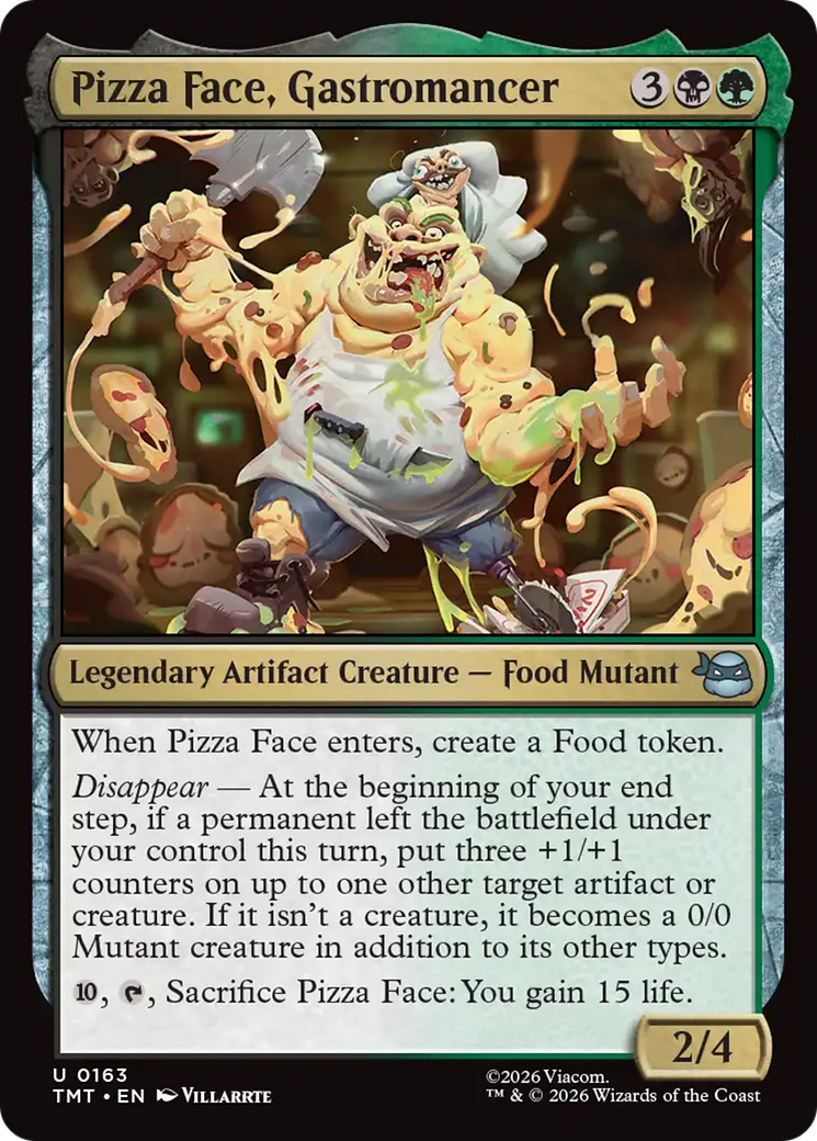 Magic: The Gathering - Pizza Face, Gastromancer - Teenage Mutant Ninja Turtles