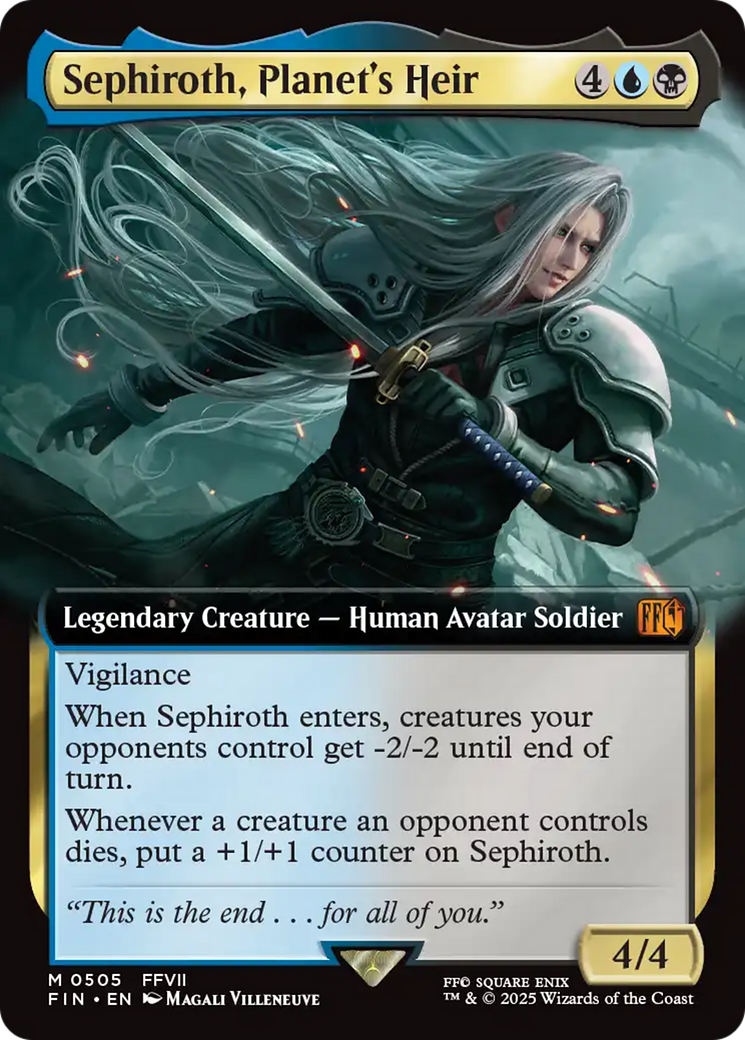 Magic: The Gathering - Sephiroth, Planet's Heir Foil - Final Fantasy