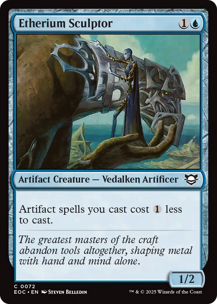 Magic: The Gathering - Etherium Sculptor - Edge of Eternities Commander