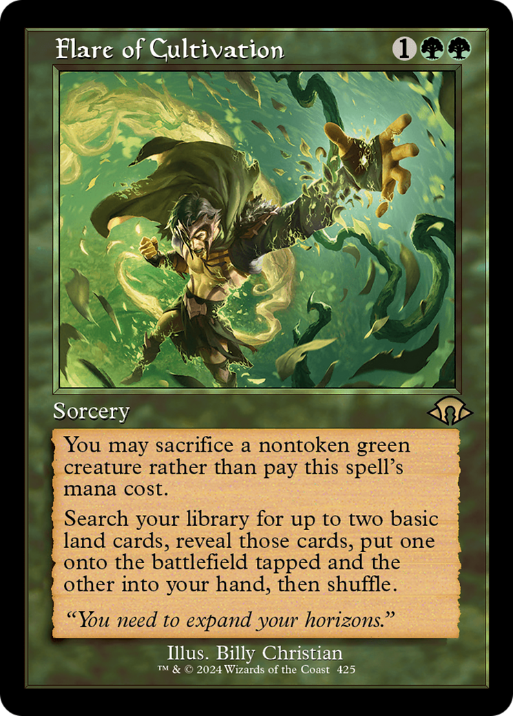 Magic: The Gathering - Flare of Cultivation Foil - Modern Horizons 3