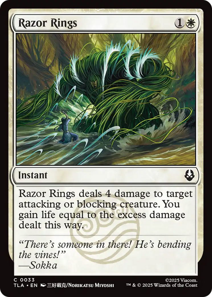 Magic: The Gathering - Razor Rings Foil - Avatar: The Last Airbender