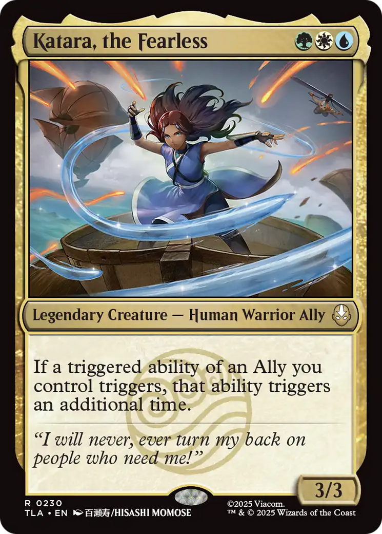 Magic: The Gathering - Katara, the Fearless Foil - Avatar: The Last Airbender