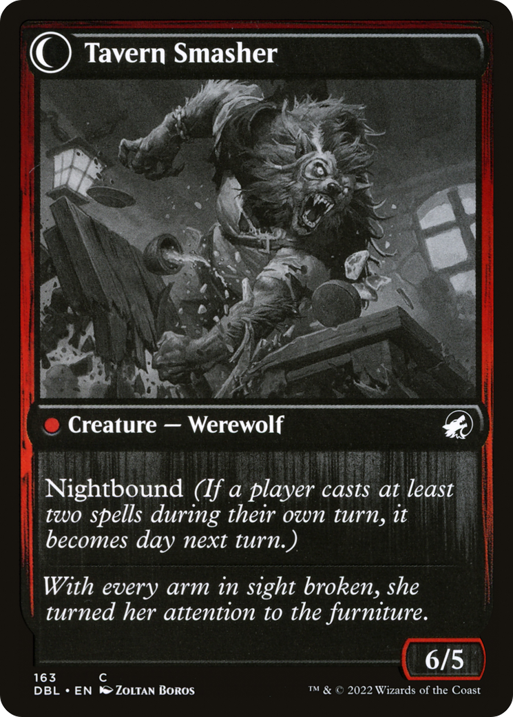 Magic: The Gathering - Tavern Ruffian // Tavern Smasher - Innistrad: Double Feature