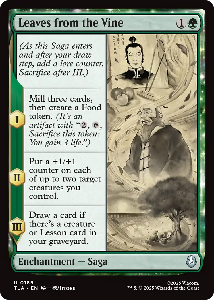 Magic: The Gathering - Leaves from the Vine - Avatar: The Last Airbender