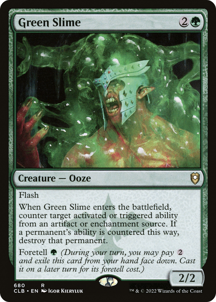 Magic: The Gathering - Green Slime - Commander Legends: Battle for Baldur's Gate