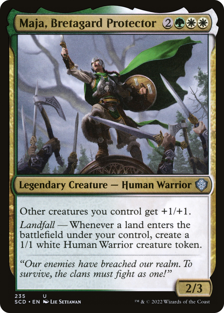Magic: The Gathering - Maja, Bretagard Protector - Starter Commander Decks