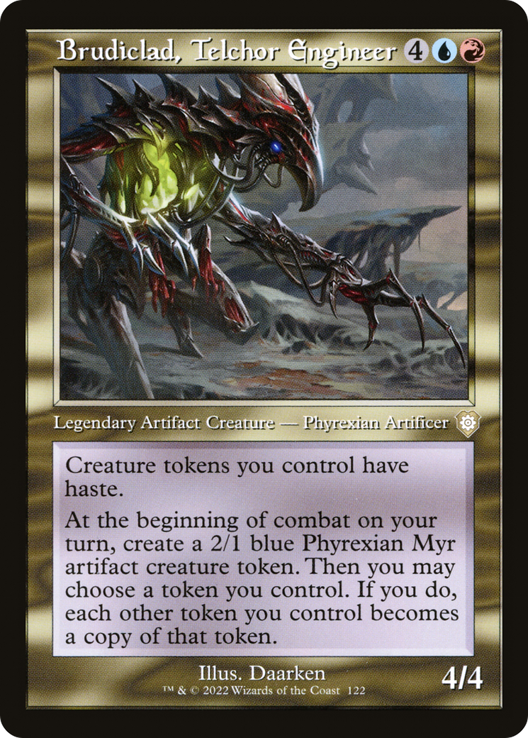 Magic: The Gathering - Brudiclad, Telchor Engineer - The Brothers' War Commander