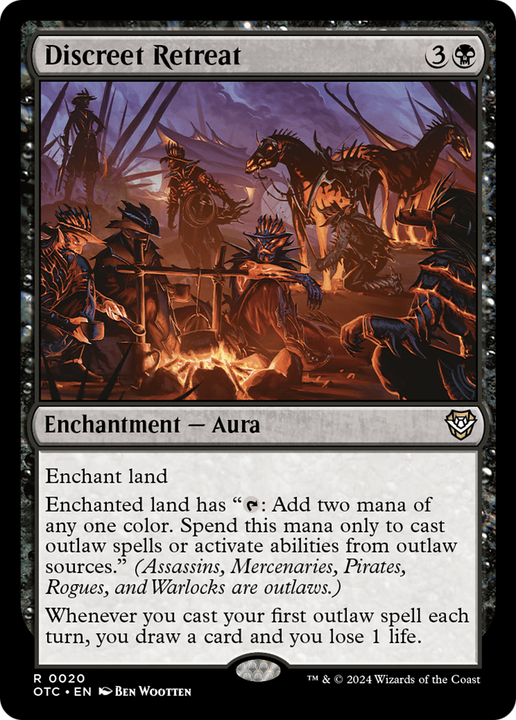 Magic: The Gathering - Discreet Retreat - Outlaws of Thunder Junction Commander
