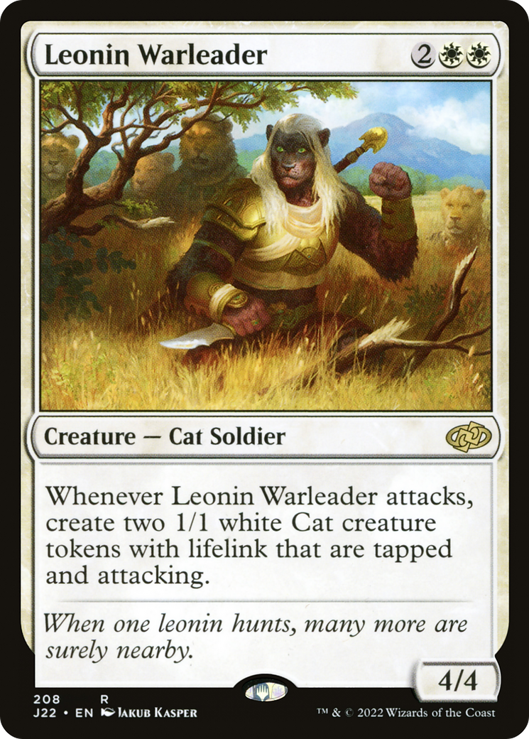 Magic: The Gathering - Leonin Warleader - Jumpstart 2022