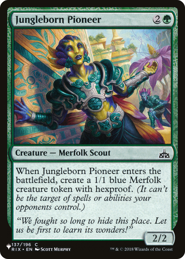 Magic: The Gathering - Jungleborn Pioneer - The List