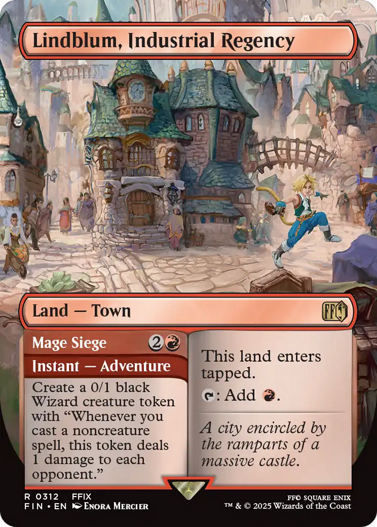 Magic: The Gathering - Lindblum, Industrial Regency // Mage Siege Foil - Final Fantasy
