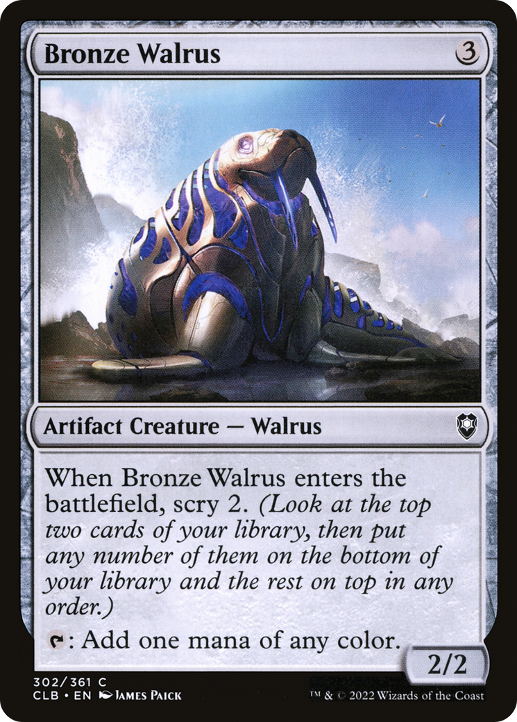 Magic: The Gathering - Bronze Walrus - Commander Legends: Battle for Baldur's Gate