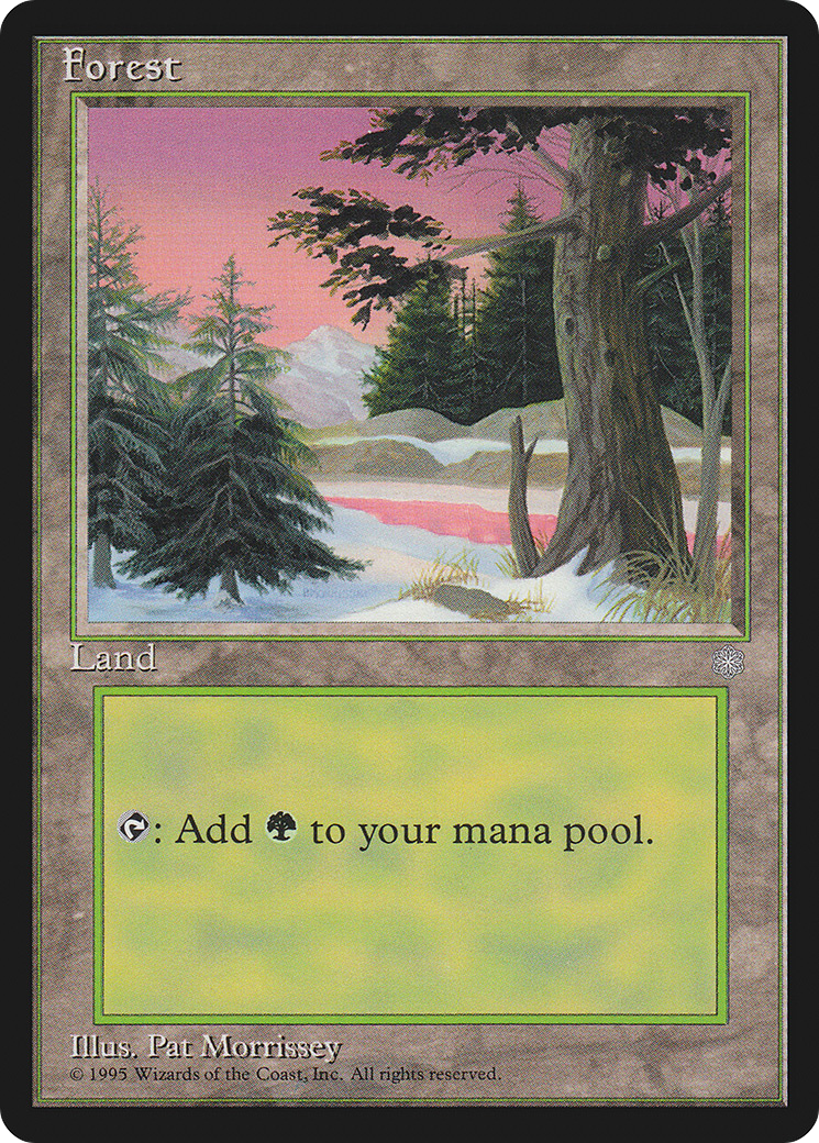 Magic: The Gathering - Forest - Ice Age