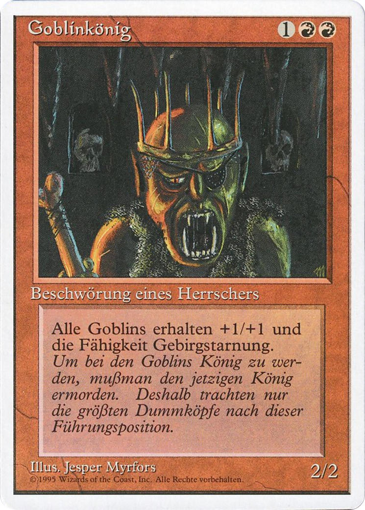 Magic: The Gathering - Goblinkönig - Revised Edition