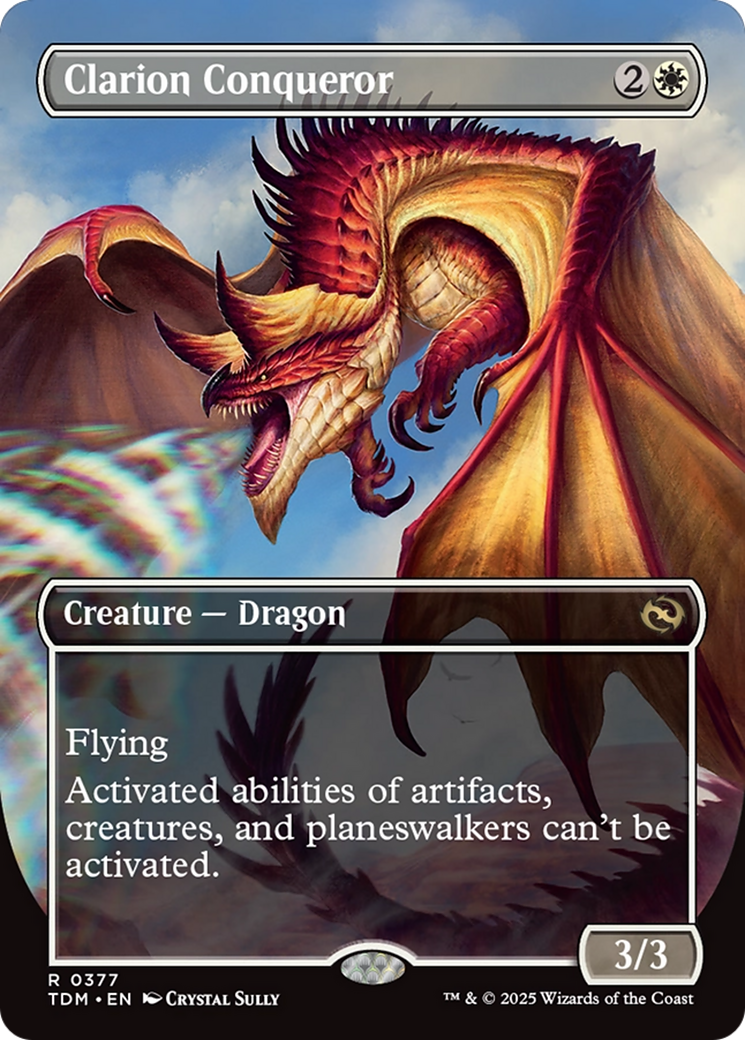 Magic: The Gathering - Clarion Conqueror // Clarion Conqueror - Tarkir: Dragonstorm