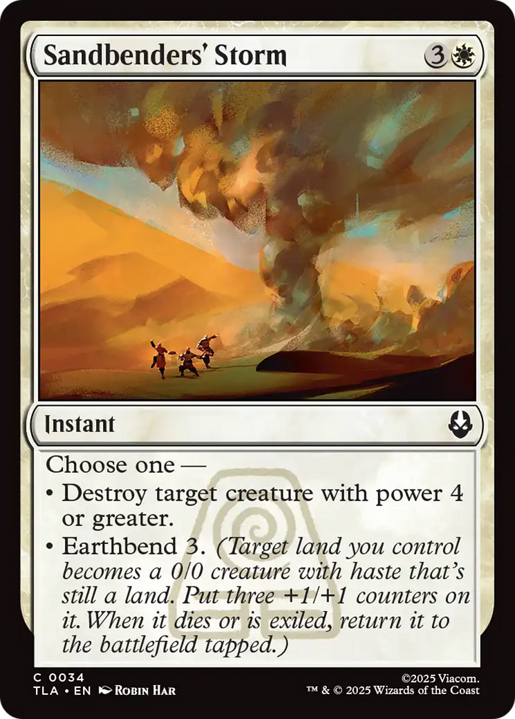 Magic: The Gathering - Sandbenders' Storm Foil - Avatar: The Last Airbender