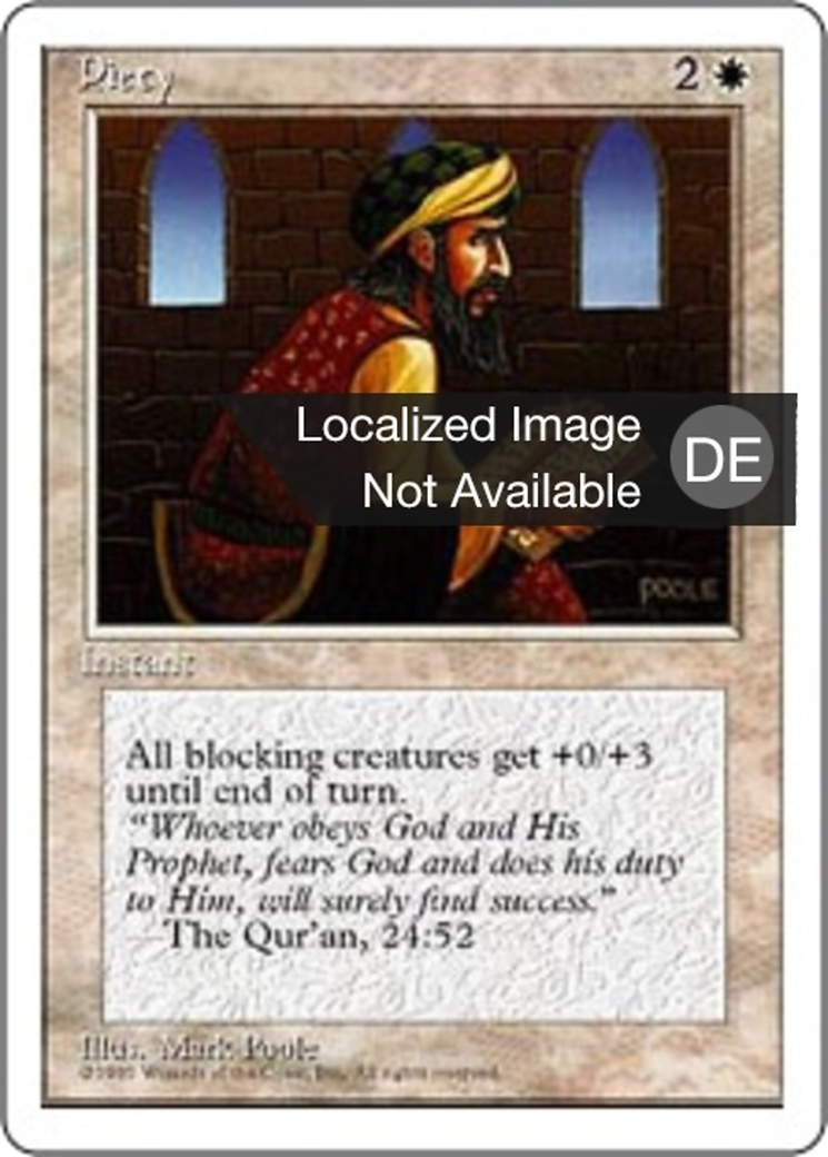 Magic: The Gathering - Frömmigkeit - Fourth Edition
