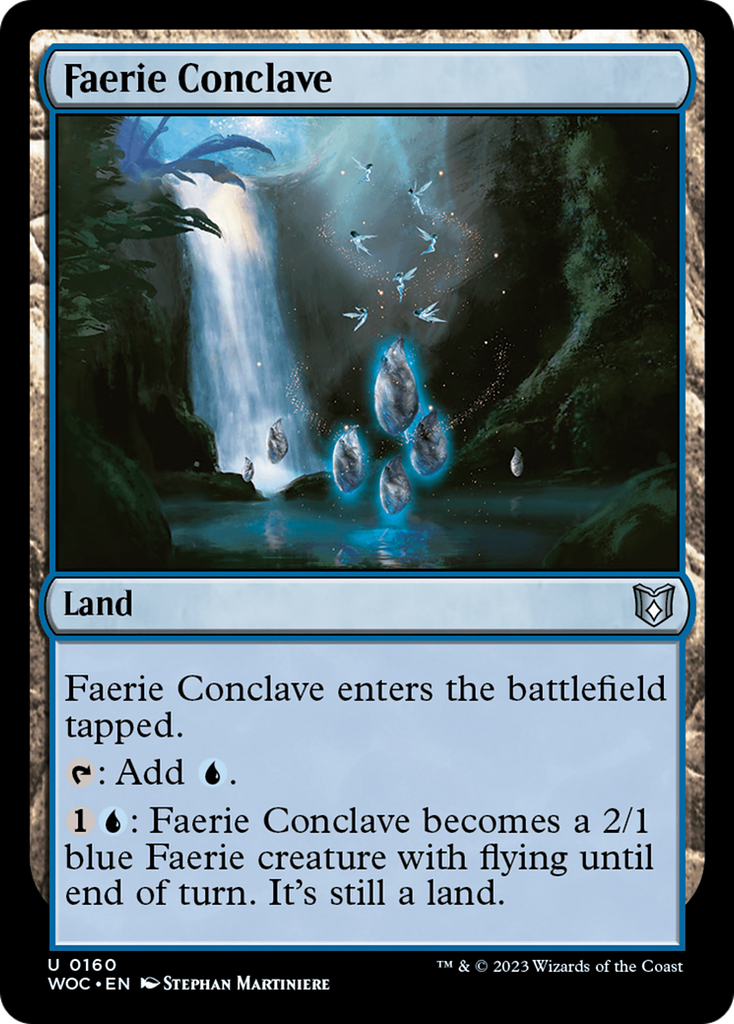 Magic: The Gathering - Faerie Conclave - Wilds of Eldraine Commander