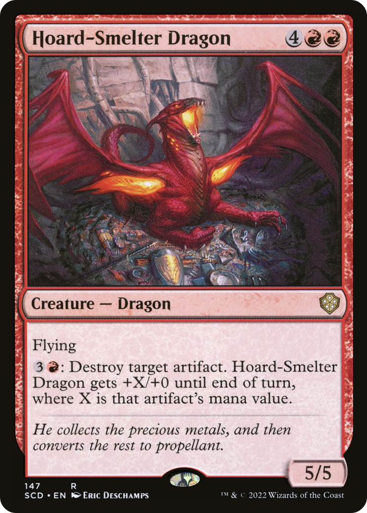 Magic: The Gathering - Hoard-Smelter Dragon - Starter Commander Decks