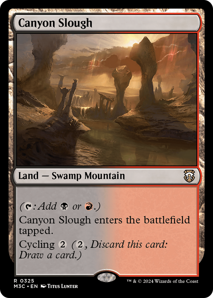 Magic: The Gathering - Canyon Slough - Modern Horizons 3 Commander