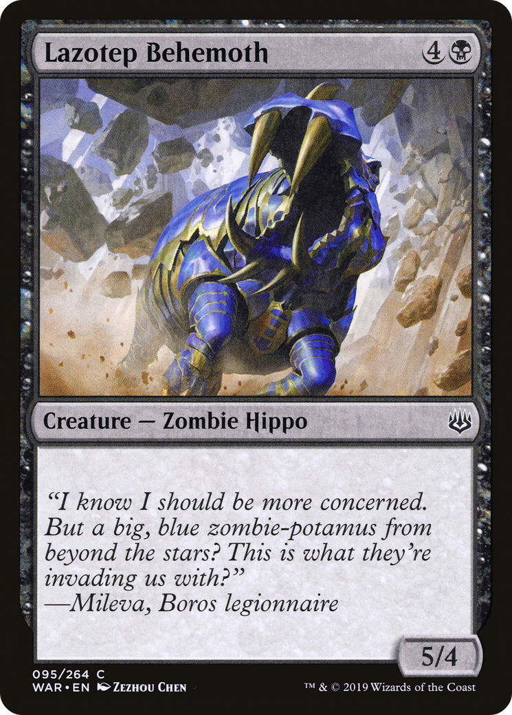 Magic: The Gathering - Lazotep Behemoth Foil - War of the Spark