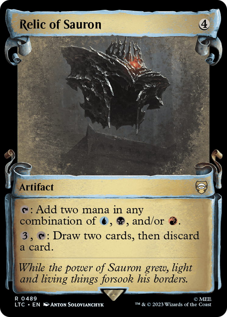 Magic: The Gathering - Relic of Sauron Foil - Tales of Middle-earth Commander