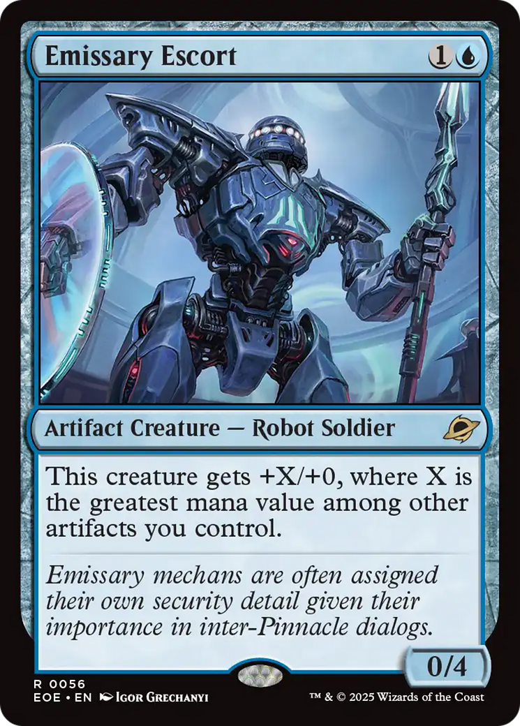 Magic: The Gathering - Emissary Escort Foil - Edge of Eternities