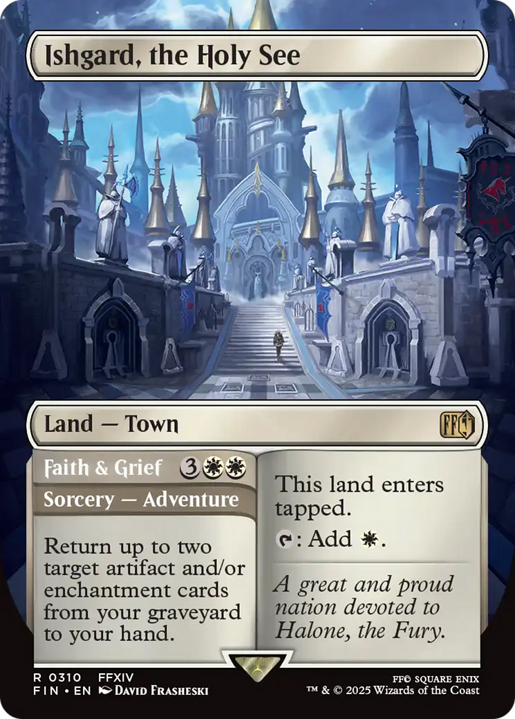 Magic: The Gathering - Ishgard, the Holy See // Faith & Grief Foil - Final Fantasy