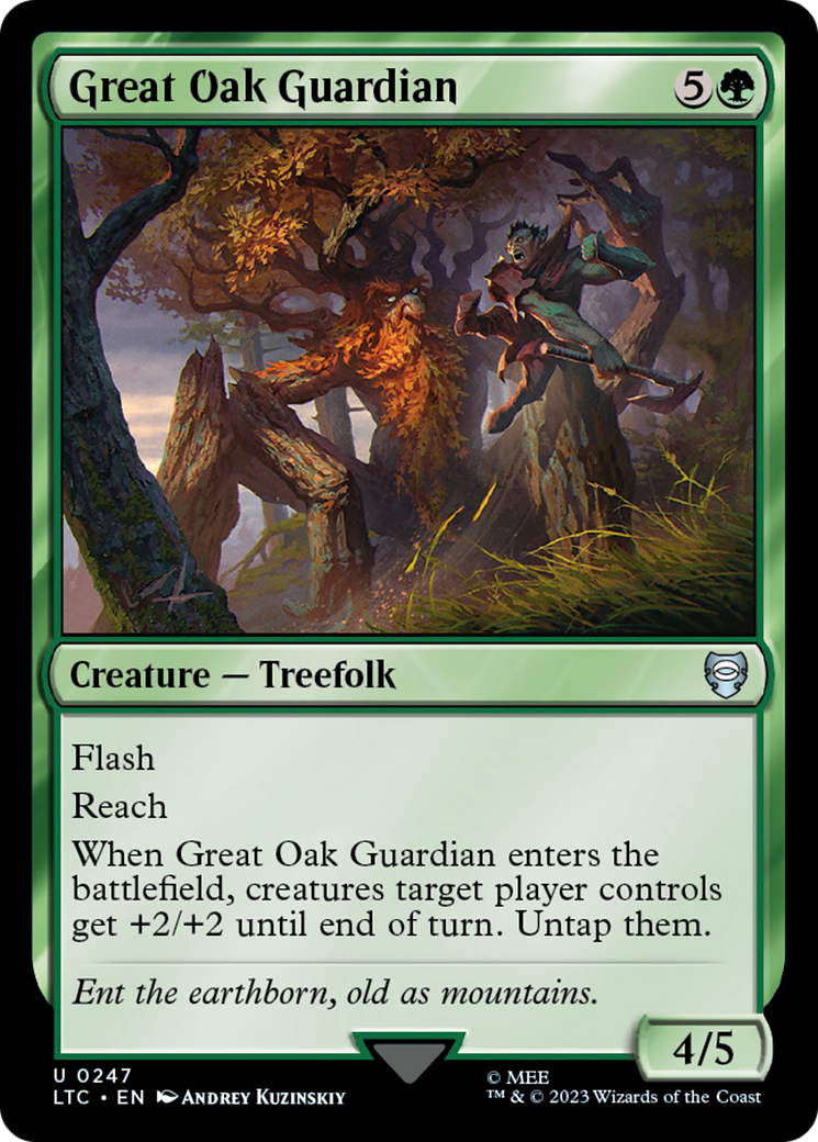 Magic: The Gathering - Great Oak Guardian - Tales of Middle-earth Commander